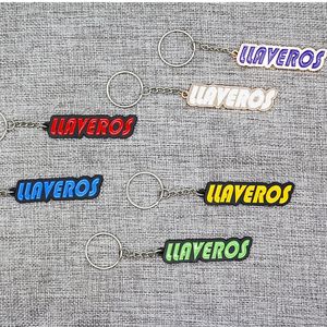 Aleación zinc palabra etiqueta matrícula <span class=keywords><strong>Spotify</strong></span> DIY 3D holograma llaveros CHAVEIRO negocio Diseño etiqueta borde logotipo <span class=keywords><strong>personalizado</strong></span> llavero - Product Image 2