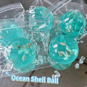Squishy Ball Stress Relief Sensory Fidget Squeeze Toy for Unisex Boys Girls Kids Adults Office Desk - Product Image 1