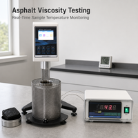 Viscosimètre Brookfield de laboratoire à haute viscosité 20-80 M Pa.s, testeur de viscosité numérique 300°C pour four, RS232 pour adhésif thermofusible