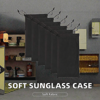 Étui à lunettes en microfibre doux personnalisé avec cordon de serrage, pochette à lunettes tendance, articles prêts à l'emploi, plusieurs modèles