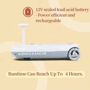 Mini Kart Elettrico Pieghevole 12V CE per Bambini Macchina Lavapavimenti <span class=keywords><strong>Aiuto</strong></span> Domestico e Bicicletta Senza Pedali per Primi Passi - Product Image 6