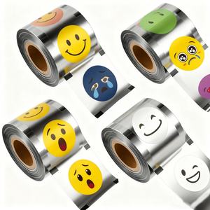 Customized Print Logo Membrane Waterproof CPP/PET Boba <b>Bubble</b> Tea Milk Plastic <b>Roll</b> Packaging Cup Sealing Film for Cups - Product Image 2