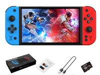 G90 Farbiger IPS-Bildschirm 7,0 Zoll 64GB Unterstützt 30+ Emulatoren 4000mAh Dual-Joystick Typ-C-Ladung Tragbare Handheld-Videospielkonsole