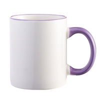 12oz 350ml personnalisé classique blanc Sublimation tasse à café en céramique poignée personnalisé thé lait tasse pour impression Logo transfert de cadeau