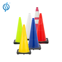 90cm réfléchissant flexible en caoutchouc anneau De Levage de cône de signalisation de sécurité