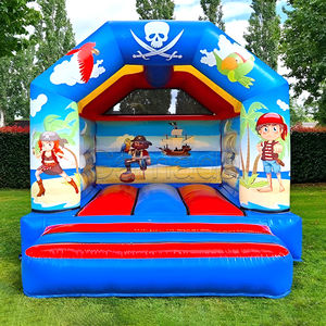 Château gonflable Commercial Fiesta 13x13 pieds, certification CE, protection UV, imperméable, pour fêtes d'enfants (capacité maximale) - Product Image 6
