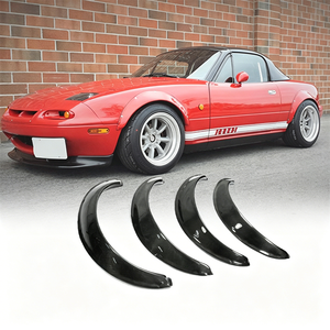 Veidt para <span class=keywords><strong>Mazda</strong></span> Miata <span class=keywords><strong>MX5</strong></span> <span class=keywords><strong>NA</strong></span>, Piezas de Modificación de Fibra de Carbono, Kit de Carrocería, Guardabarros Anchos Delanteros y Traseros, Extensiones de Ruedas - Product Image 4