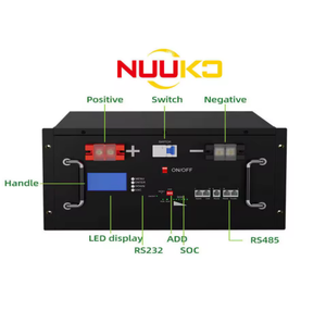 Rack Mounted <b>Battery</b> <b>48V</b> 51.2V 100Ah 200Ah 300Ah Solar Wind Energy Storage System for 5KW 10KW 15KW Home Solar System - Product Image 2