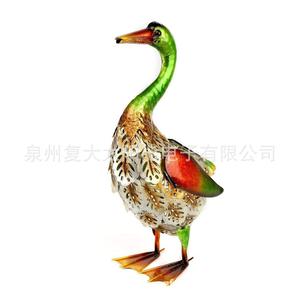 Solar <b>Duck</b> Metal Garden <b>Light</b> Outdoor Decor Water Resistant LED Solar Powered Free Standing 2 Year Warranty - Product Image 5