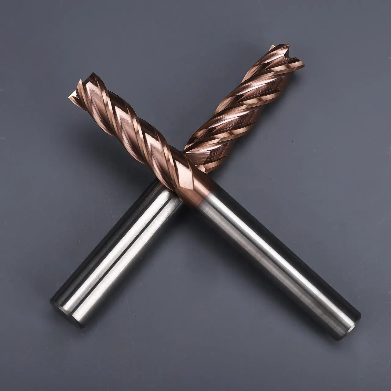 Accept Oem High Quality Solid Carbide End Mill 4 Flutes Square Side Milling Cutter