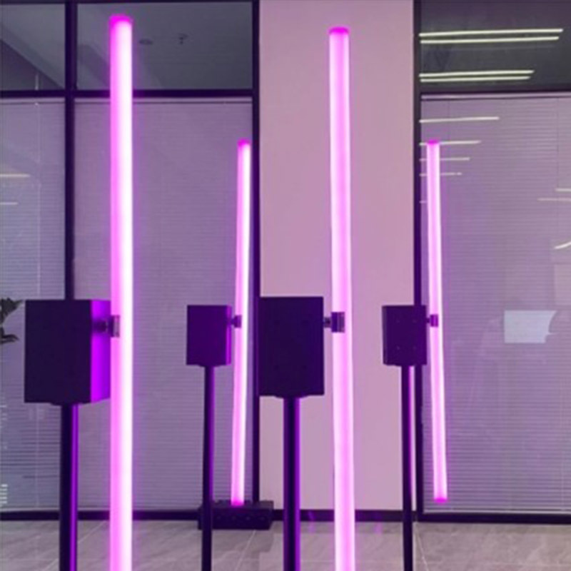 Nightclub DMX RGB Spinning Tube Pixel