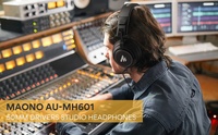 Ensemble d'équipement de podcast MAONOCASTER, mélangeur de podcast, microphone à condensateur, casque DJ, haut-parleur de monitoring, cartes son pour podcast, mélangeurs