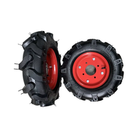 16 pouces 4.00-8 Micro Tiller pneu pneumatique roue en caoutchouc pour tracteur agricole et moissonneuse pièces de rechange