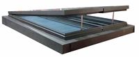 Ventana de Techo Automática Vertical con Marco de Aluminio, Vidrio Templado con Baja Emisión de Energía y Tinte, Dimensiones Personalizables