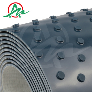 PVC hitam pola pasak bulat untuk sabuk konveyor tahan selip transportasi kayu - Product Image 2