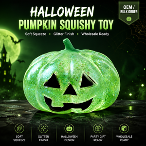 Juguete Antiestrés de Espuma de PU con Forma de Calabaza de Halloween, de Rebote Lento, para Niños y Adultos, Venta al por Mayor - Product Image 1