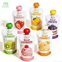Sachets d'emballage pour boissons personnalisés en gros avec bec verseur, imprimés en héliogravure, 150 ml, 200 ml, pour soda, jus, qualité alimentaire PET/NY/PE