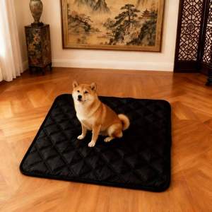 Alfombra rectangular antideslizante para mascotas Pawfect, cama para perros de tela Oxford y fibra de poliéster, lavable a mano, para perros, origen Hebei. - Product Image 2