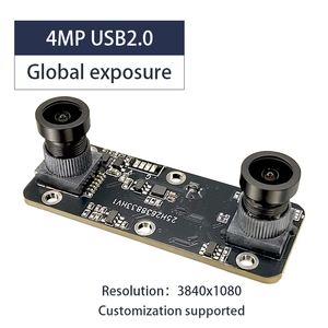 Module de caméra à double objectif haute vitesse avec connectivité USB, mise au point fixe, 4MP, 1080P, reconstruction 3D, exposition globale - Product Image 2