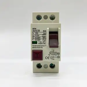 Миниатюрный автоматический выключатель KINEE 30ma 100ma 300ma 2/4P RCCB RCD