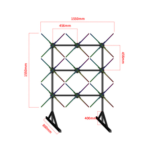 Màn hình quảng cáo quạt <span class=keywords><strong>hologram</strong></span> 3D 65cm ghép nối 9 mảnh, quạt <span class=keywords><strong>hologram</strong></span> 3D hoạt hình HD, máy chiếu <span class=keywords><strong>hologram</strong></span> 3D - Product Image 3