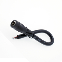 12V DC Power Plug Femelle Jack Connecteur Câble 5.5X2.1mm MCX 1 2 Pin 15cm LED Bande Convertisseur Adaptateur