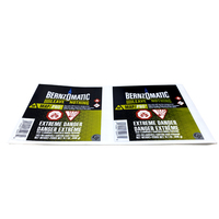 Étiquettes personnalisées à double couche anti-effraction pour bouteilles de propane, étiquettes BOPP avec joint détachable