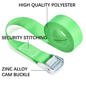 जिंक अलॉय कैम लॉक बकल के साथ सामान के लिए 1.5" 38mm 900daN हैवी ड्यूटी टाई डाउन स्ट्रैप कार्गो लैशिंग स्ट्रैप - Product Image 4