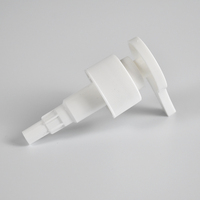 28/410 gros blanc Ribber tout distributeur de pompe à Lotion en plastique pour bouteille cosmétique