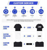 T-shirt en coton lourd haute densité 260 g/m² avec broderie personnalisée, tee-shirt uni oversize pour streetwear urbain