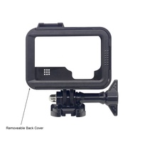 Étui de protection Takenoken, support pour caméra d'action sportive, accessoires pour GoPro Hero 9 et 10, cadre en plastique noir