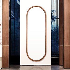 Gương Trang Trí Tường Lối Vào Phòng Ngủ Chiều Dài Đầy Đủ Với Chân Đỡ Khung Gỗ Toàn Thân - Product Image 3