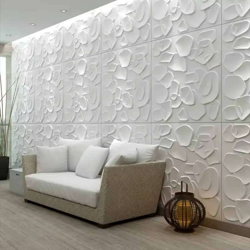 Modern 3D Wall Panel Waterproof Soundproof Geometric Household Entertainment Commerce Administration