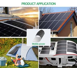 Panneau solaire flexible Sunpower 95W de haute qualité à prix de gros pour système d'énergie solaire automobile et nautique - Product Image 5