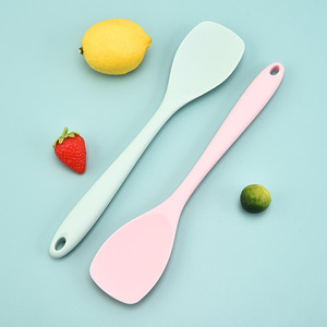 Duck Tongue Spatula 27.5Cm 75G Non Stick <b>Silicone</b> Cooking <b>Tool</b> For Baby Food Mixing - Product Image 2