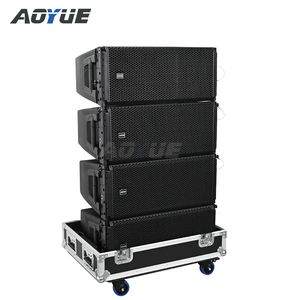 H-30A line array dual 10 inch neodymium active outdoor Pa speaker dj professional active dsp stage speakers - Product Image 1
