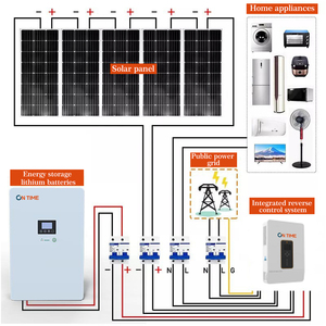 Sistema Solar Apilable de 20kva, Generador de Energía Solar Completo con Panel Solar y Batería LiFePO4 de 48V, Sistema Híbrido para el Hogar - Product Image 4