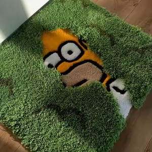 Tuyệt vời Thiết kế mới thảm thảm tùy chỉnh biểu tượng thương hiệu hiện đại phong cách phim hoạt hình sàn cửa Mat Sneakers khu vực thảm - Product Image 1