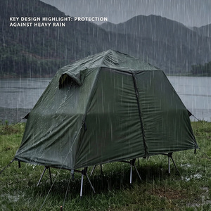 Tente de camping surélevée portable, imperméable, pour la randonnée, la pêche, la chasse, <span class=keywords><strong>lit</strong></span> de camping pliable surélevé - Product Image 2