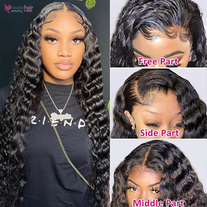 Parrucche di Capelli Umani Brasiliani Grezzi Non Lavorati, Senza Colla, con Frontale in Pizzo, 100% Naturali, dai Migliori Fornitori - Product Image 4