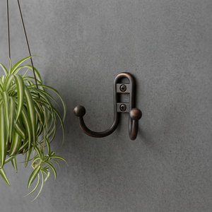 AK Brass Double Wall <b>Hook</b> <b>Black</b> Antique Finished Brass Premium Quality Coat Hanger Wall Mounted <b>Hook</b> Home Interior Decoration - Product Image 4