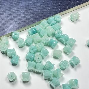 6*7mm couronne fleur perle dégradé violet perle coquille résine fleur de lys perle fleur lavande perles hawaïennes - Product Image 5