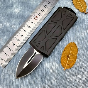 Mini Navaja Multifuncional MT para Exteriores, Hoja 204P, Mango de Aleación de Aluminio, Navaja de Bolsillo Portátil para Caza, Camping, Bricolaje, Supervivencia, OEM - Product Image 6