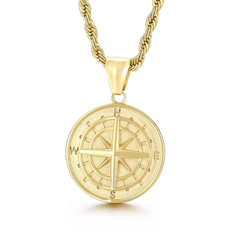 Pendentif simple en or