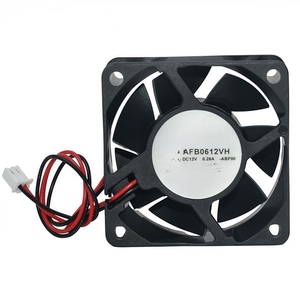 พัดลมระบายความร้อนแบบแกน DC 6025 ขนาด 12 โวลต์ พัดลมหม้อน้ำแบบลูกปืนคู่ พัดลมระบายความร้อนมอเตอร์อุตสาหกรรมสำหรับแชสซี - Product Image 1