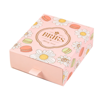 Boîte d'emballage alimentaire écologique personnalisée pour sushis, chips, bonbons, macarons, desserts, chocolats, biscuits - Boîtes rigides sur mesure