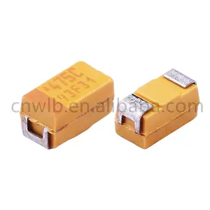 Smd tantalum capacitors 4.7uf 16V chip tantalum capacitor TAJA475M016RNJ Type A 1206 4.7uf 16V tantalum capacitors smd 20%