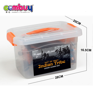 Serie <span class=keywords><strong>di</strong></span> Cowboy indiani gioco finto pirata Set Mini figure giocattolo - Product Image 2