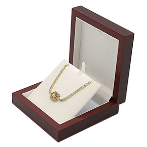 Boîte à bijoux en bois peinte rouge vin avec éclairage LED, boîte à bijoux rétro, vente en gros disponible - Product Image 1