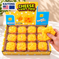 Jouets KAITONG en forme de maïs certifiés CE EN71 pour l'Australie, jouets anti-stress, jouets à presser en forme de fromage